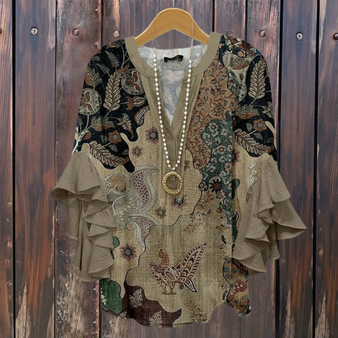 Helena - Elegantní halenka s motivy