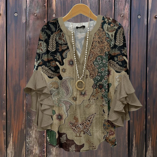 Helena - Elegantní halenka s motivy