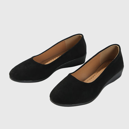 Éliane – Pohodlné baleríny s klínovým podpatkem