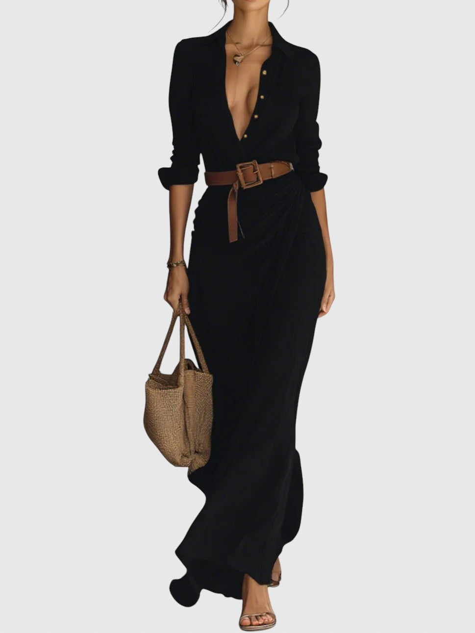 Klara – Šaty s elegantním výstřihem