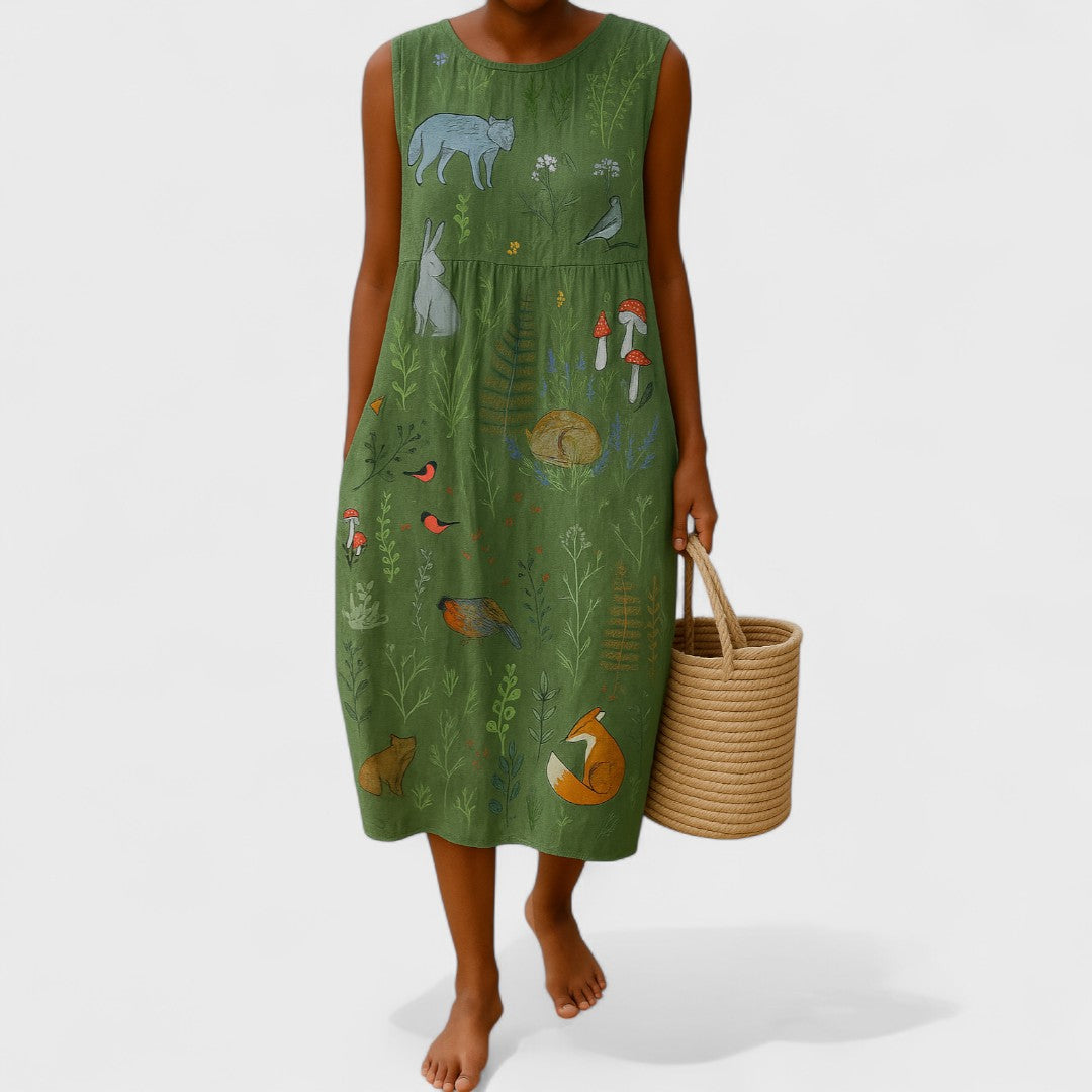 Alena - Elegantní Květinové Šaty