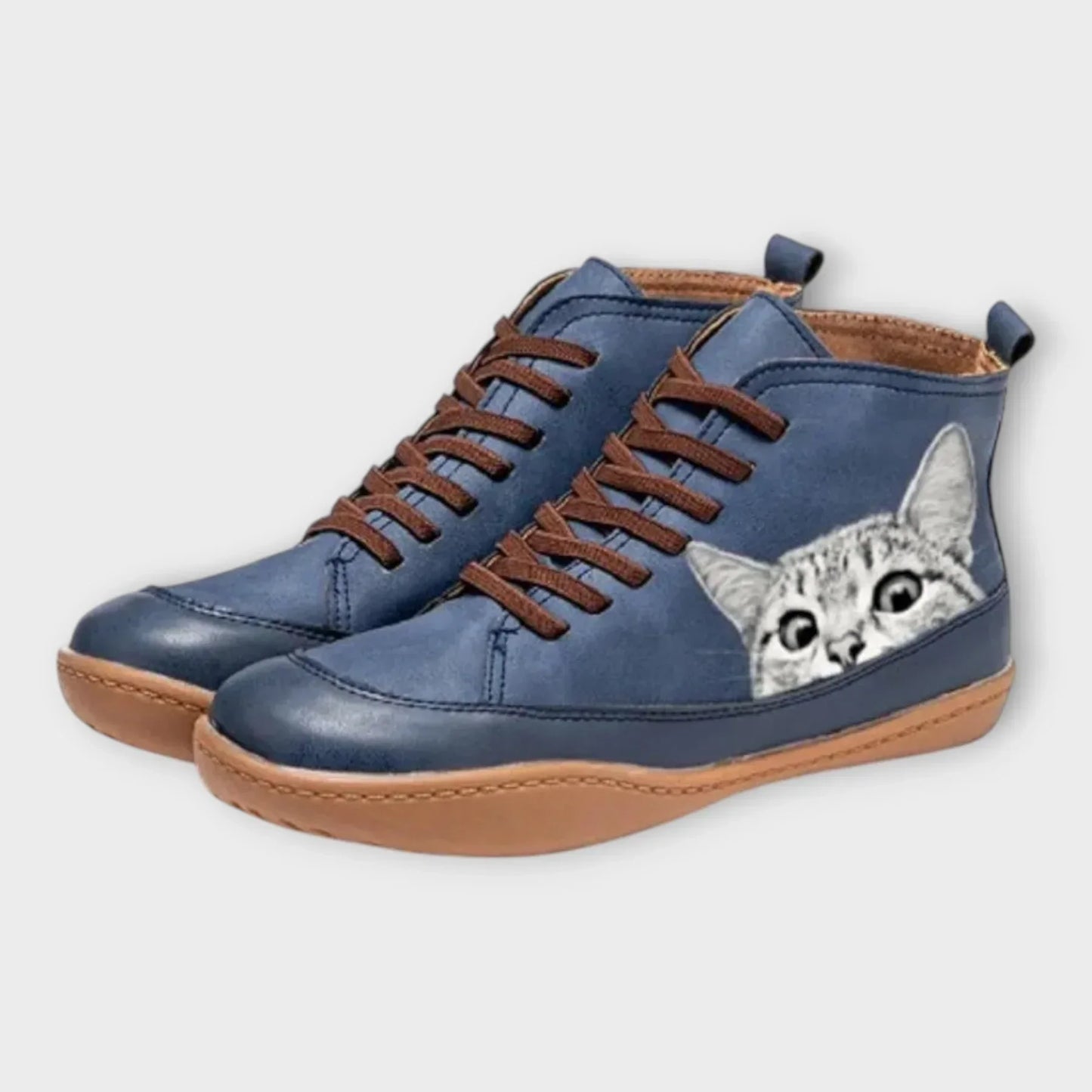 Ema™ | Kožené boty pro milovníky koček