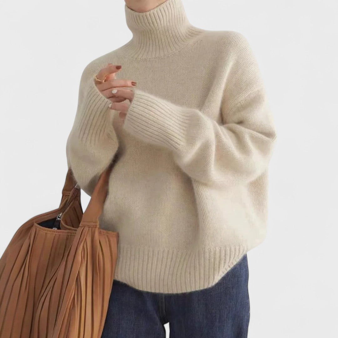 Helena - Vysoký límec z kašmíru