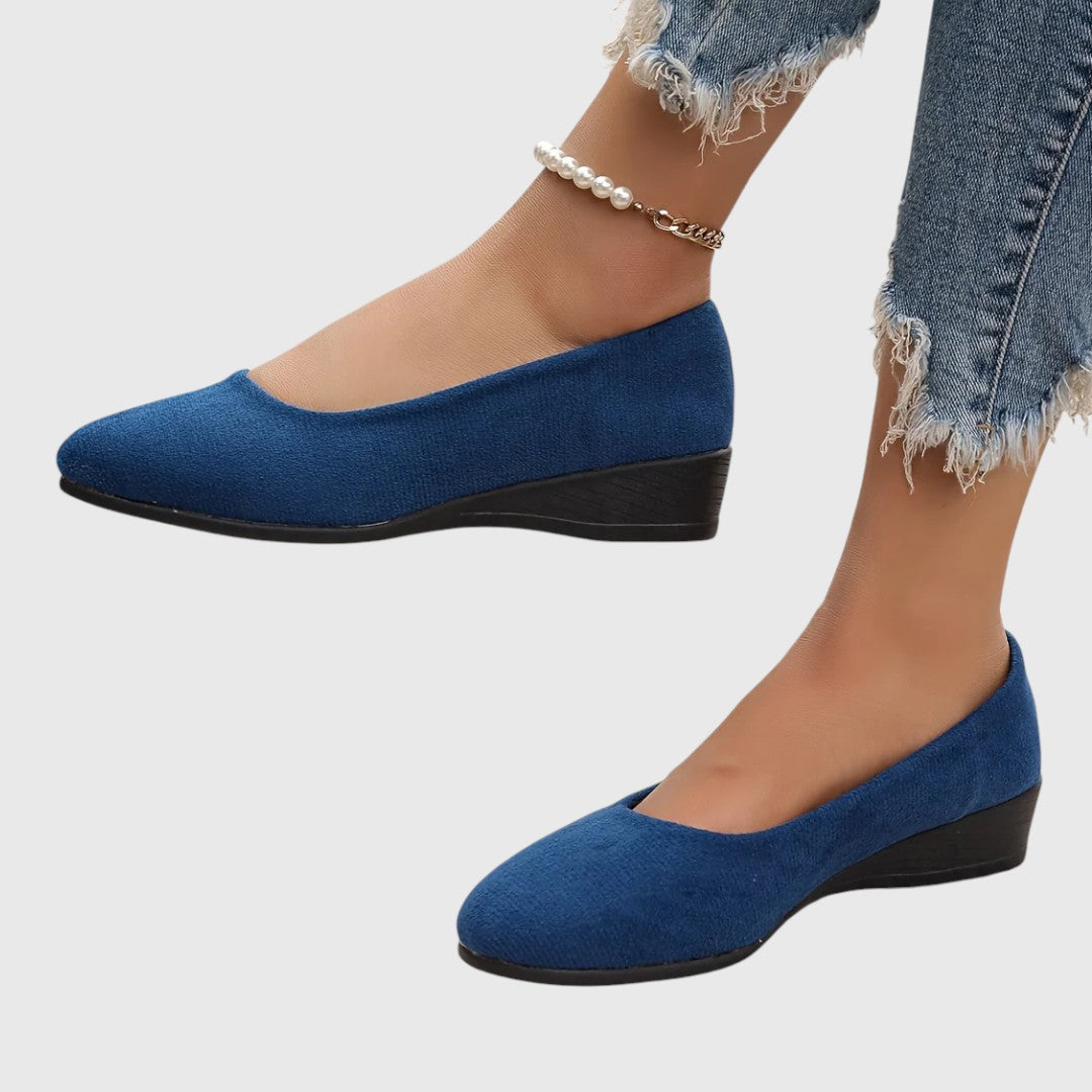 Éliane – Pohodlné baleríny s klínovým podpatkem