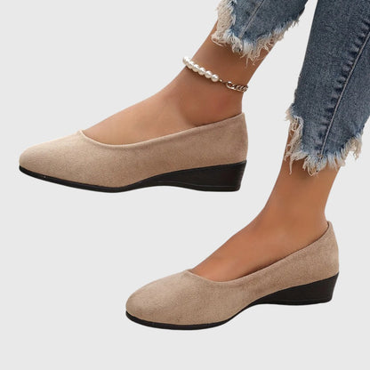 Éliane – Pohodlné baleríny s klínovým podpatkem