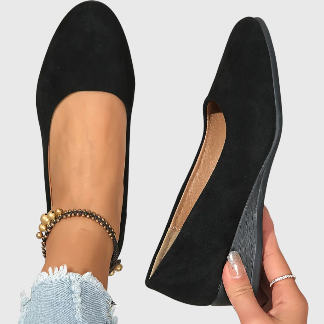 Éliane – Pohodlné baleríny s klínovým podpatkem