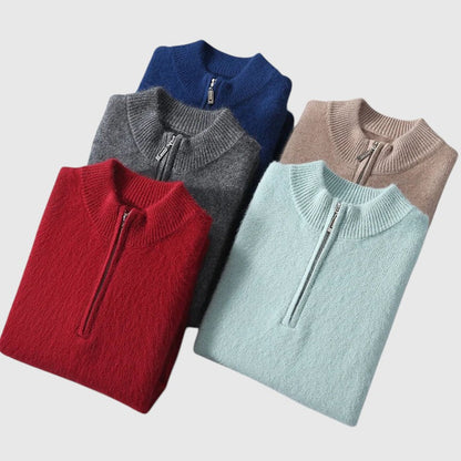 Perla - Kardigan z kašmíru Genève se zipem