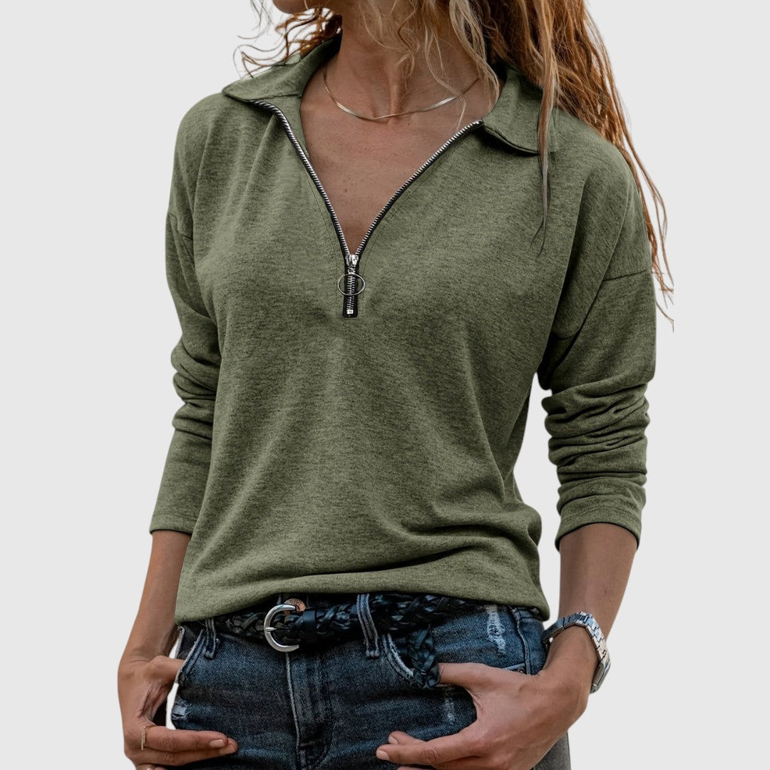 Nadine - Dámské svetry s půlzipem