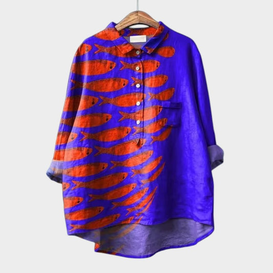 Amelie | Prémiová blůza s krajkovou úpravou