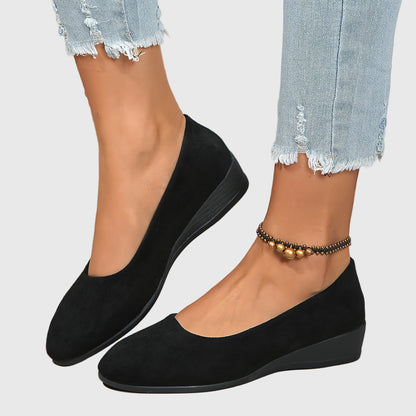 Éliane – Pohodlné baleríny s klínovým podpatkem